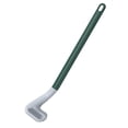 thumbnail image 2 of Silicone Toilet Brush, 15inLong Handle, Toilet Sculpted Piece, Golf Shaped, Green, Hanging Hook, 1 Pc, Bathroom, 2 of 6