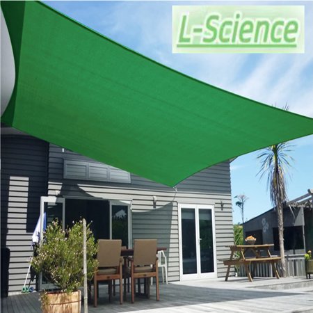 Sun Shade Sail Canopy Cover for Patio Outdoor, 185GSM Rectangle Backyard Shade Sail for Garden Playground