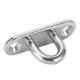 thumbnail image 5 of 4Pcs Staple Ring Hook Stainless Steel Rugged 800LB High Strength Pad Eye Plate U Hook For Marine Yacht RV 80x26mm/3.1x1in, 5 of 5