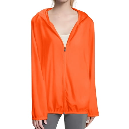 Women s Solid Color Hooded Rain Jacket Lightweight Waterproof Outdoor Sports Zipper Jacket with Adjustable Cuffs Windproof Long Sleeve Coat for Hiking Running and Rainy Days Red1 XXXXXXL
