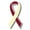 Burgundy- awareness, variant on Magnet Me Up Support Head and Neck Cancer Awareness Burgundy and Ivory Ribbon Magnet Decal, 3.5x7 In, Vinyl Automotive Magnet