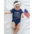 thumbnail image 5 of Mommy's Little Firecracker - 4th of July Themed Infant Bodysuit - Funny Outfit for Babies Celebrating Independence Day - Ideal Gift for Newborns - Baby Outfit - Newborn Navy, 5 of 6