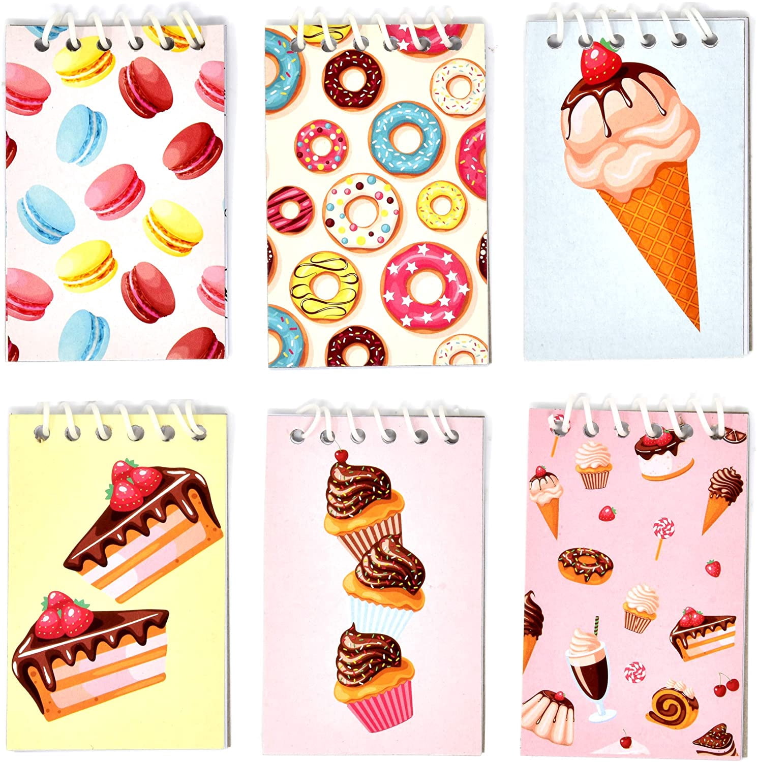 Gift Boutique 48 Count Donuts Ice Cream Cupcake Cookie Mini Notepads