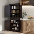thumbnail image 2 of 71" Kitchen Pantry with 4 Doors and 2 Cabinets / Provides Storage for Household Essentials, 2 of 5