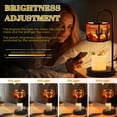 thumbnail image 4 of Candle Warmer Lamp with Timer, Stained Glass Western Desert Sunset Mountains Non-slip Wireless Remote Control Wax Melts Warmer with 4 Bulbs for Home Office Dorm, Birthday Gifts for Women, 4 of 7