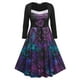 thumbnail image 1 of Vestido Talla Extra Manga Larga Estampado Cachemir Rosegal  Vestidos casuales de talla grande, 1 of 5