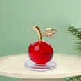 thumbnail image 2 of Xingzhi Crystal Apple Figurine Paperweight Ornament Home Decor Collectibles Gift Red, 2 of 8