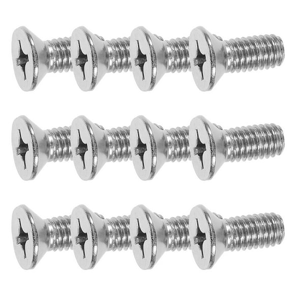 NICEXMAS 24Set Silver Stainless Steel Brake Disc Rotor Fixing Screws for Car Brake Components Vehicle Maintenance
