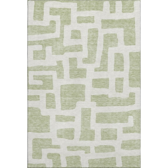 Dalyn Rugs Premium Machine Washable Mayfield AMF903 Aloe 9' x 12' Rug