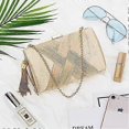 thumbnail image 5 of Women Clutch Bag Evening Bag Fringed,lady Party Wedding Clutch Purse Chaingreen, 5 of 5