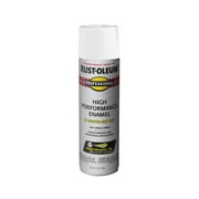 White, Rust-Oleum Professional High Performance Gloss Enamel Spray Paint-7592838, 15 oz
