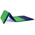 thumbnail image 4 of We Sell Mats 4' x 8' Folding Gymnastics Tumbling Mat, Lime Green-Blue, 2.0-inch, 4 of 4