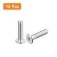 thumbnail image 3 of Uxcell M5x0.8x20mm 12 Pack Metal Flat Round Head Screws Phillips Drive Machine Bolt, 3 of 5