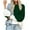 Green, variant on Ahdbta Pullovers Sweaters for Women Round Neck Lantern Long Sleeve Cable Knit Tops Color Block Fall Winter Comfy Sweaters