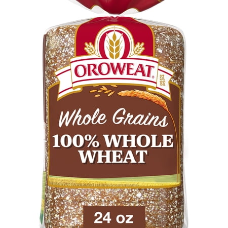 Oroweat Whole Wheat Bread, 24 oz, Wheat Bread, Bag