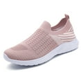 thumbnail image 4 of Leey-World Women'S Running Shoes Womens Tennis Shoes Women's Platform Casual Lace Up Sneakers, Wide Width Available Womens Tennis Shoes(Pink,7.5), 4 of 9
