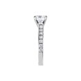 thumbnail image 3 of 2 3/4ct Cathedral Channel Set Lab Grown Diamond Engagement Ring 14K White Gold, 3 of 3