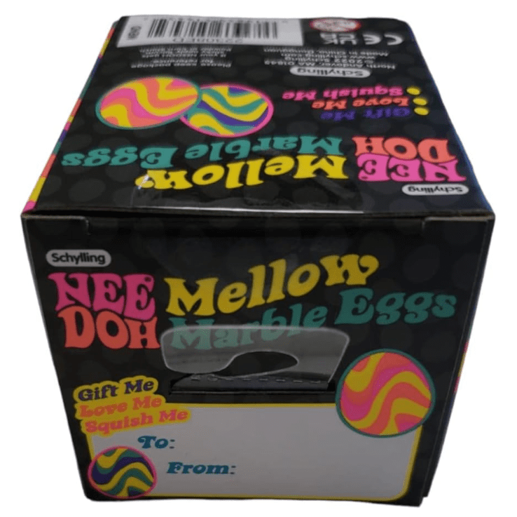 Nee Doh Mellow Marble Egg, 1 egg color chosen at random