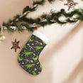 thumbnail image 7 of Yiaed Dinosaur Skeleton Print Christmas Stockings, Christmas Stockings Hanging Ornaments, Christmas Stockings for Family Christmas Holiday Decorations, 7 of 7