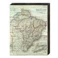 thumbnail image 1 of Designocracy 85091-BR-18 Map of Brazil Rustic Design Reclaimed Wood Wall Decor, 1 of 1