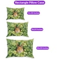 thumbnail image 5 of Happy Squirrel Welcome St Patrick's Day Lucky Shamrocks Clover Pillowcase Double Sided Pet Small Animal Lover Pillow Case Covers - 22001, 5 of 5