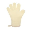 thumbnail image 2 of Heat Resistant Silica Gel Kitchen Oven Gloves, High Temp Thickened Insulation Mitts for Microwave Baking Use, 2 of 4