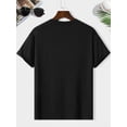 thumbnail image 6 of Men's Grateful Blessed Graphic T Shirt, Faith Cross Print Short Sleeve Cotton Casual Tee, Inspirational Christian Style Shirt, 6 of 11