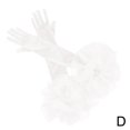 thumbnail image 3 of Gants Longs en Velours pour Femmes Mariage Soirée Costume Bal F4T4, 3 of 3