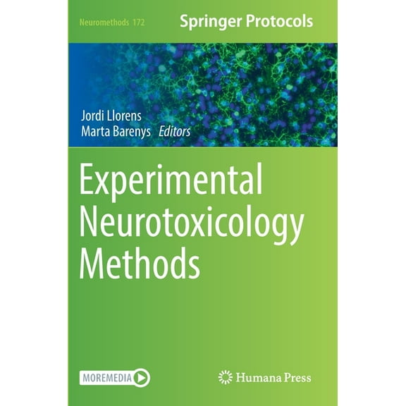 Neuromethods Experimental Neurotoxicology Methods, Book 172, (Hardcover)