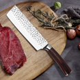 thumbnail image 2 of Cuchillo Nakiri de cocina corto de precisión de acero al carbono de 20 cm, 2 of 6