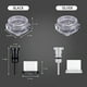thumbnail image 2 of Pares de tapones antipolvo para teléfono, funda antipolvo para conector USB-C y conector de 3,5 mm, Plug n Protect para Galaxy S10/S9/S8, Huawei P9/P10/P20, Nexus 5X/6P, 2 of 3