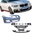 thumbnail image 2 of Ikon Motorsports Compatible with 14-21 BMW F22 F23 MP Style Front Bumper Cover Conversion W/ Fog Lights, 2 of 3