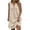 Beige, variant on Plus Size Dresses For Women Linen Cotton Sleeveless Dress Above Knee Length Women Dresses V Neck Button Decor Summer Dress Casual Shift Sundress
