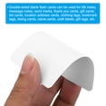 thumbnail image 4 of Unique Bargains 3.5' x 2' Blank Paper Business Cards, 180 Pack Small Index Flash Cards Words Message Note Card, White, 4 of 7
