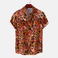 thumbnail image 2 of Mens Casual Hawaiian Shirts Tropical Vacation Short Sleeve Button Down Tops Summer Fashion Beach Relaxed Fit Retro T Shirts, 2 of 4
