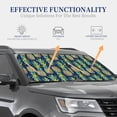 thumbnail image 4 of Bingfone Colorful Pineapples Windshield Sun Shade 2-Piece Foldable Car Front Window Sunshade for Most Sedans SUV Truck-Medium, 4 of 7