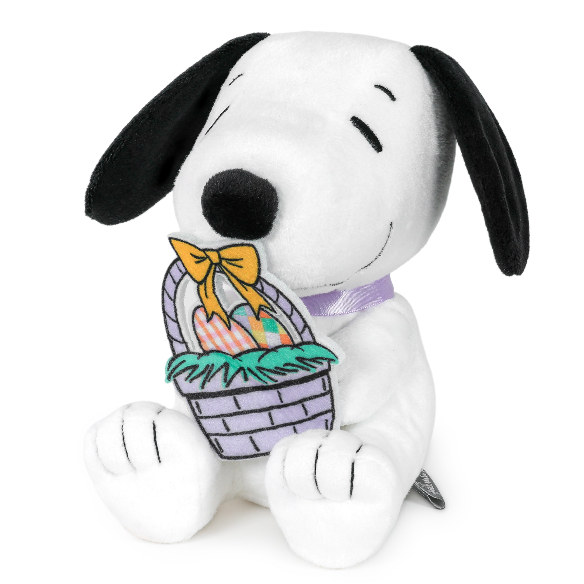 Hallmark Peanuts Plush (Snoopy With Die-Cut Felt Easter Basket), 6" H