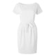 thumbnail image 4 of Vestido de verano para mujer con cinturón: manga corta, informal/para salir, fácil de cuidar, versátil para diversas ocasiones., 4 of 5