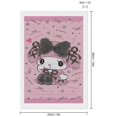 thumbnail image 2 of Diamond Art Kits for Adults Kuromi And My Melody Diamond Art Gem Art Painting Full Drill Round Art Gem Painting Kit for Home Wall Decor Gifts 16"x20", 2 of 7