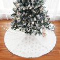 thumbnail image 3 of Weihnachtsbaumrock – 90/122 cm, white decoration for holiday decorations (90CM), 3 of 4