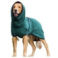 thumbnail image 3 of Velvet Thickened Warm Hooded Dog Clothing for Golden Retrievers and Large Dogs Pullover Pet Winter Coat Jacket,Sky Blue Size 5XL, 3 of 3