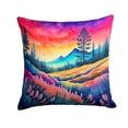 thumbnail image 2 of Colorful Yarrow Fabric Decorative Pillow 14 in x 14 in, 2 of 2