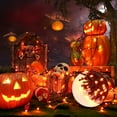 thumbnail image 3 of Halloween Orange Lights, 82ft 200 LED Orange String Lights, 8 Modes, Timer, Connectable Halloween Lights for Party, Garden, Yard, Halloween Decorations, 3 of 7