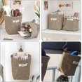 thumbnail image 5 of Bolsa de almacenamiento colgante YONGSHENG de lino y algodón 4 Uds, 5 of 5