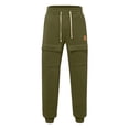 thumbnail image 4 of Men's Casual Sports Sweatpants with Woven Pocket and Leather Label for Comfortable Wear, 4 of 6