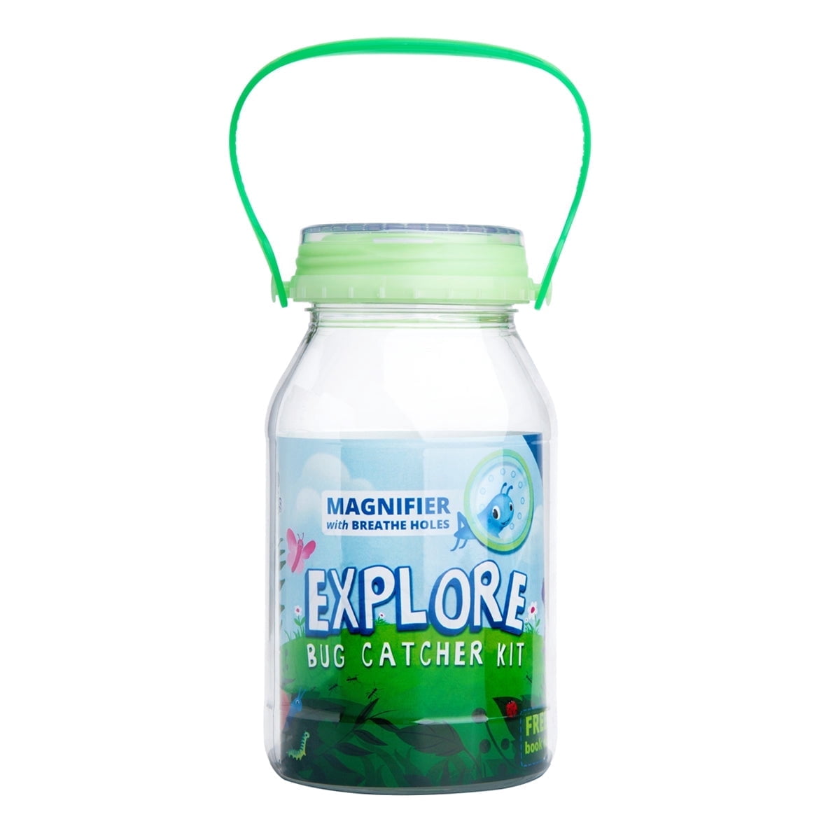 reCAP® Kids EXPLORE Mason Jar Bug Catcher Kit, Made in the USA, BPA-Free