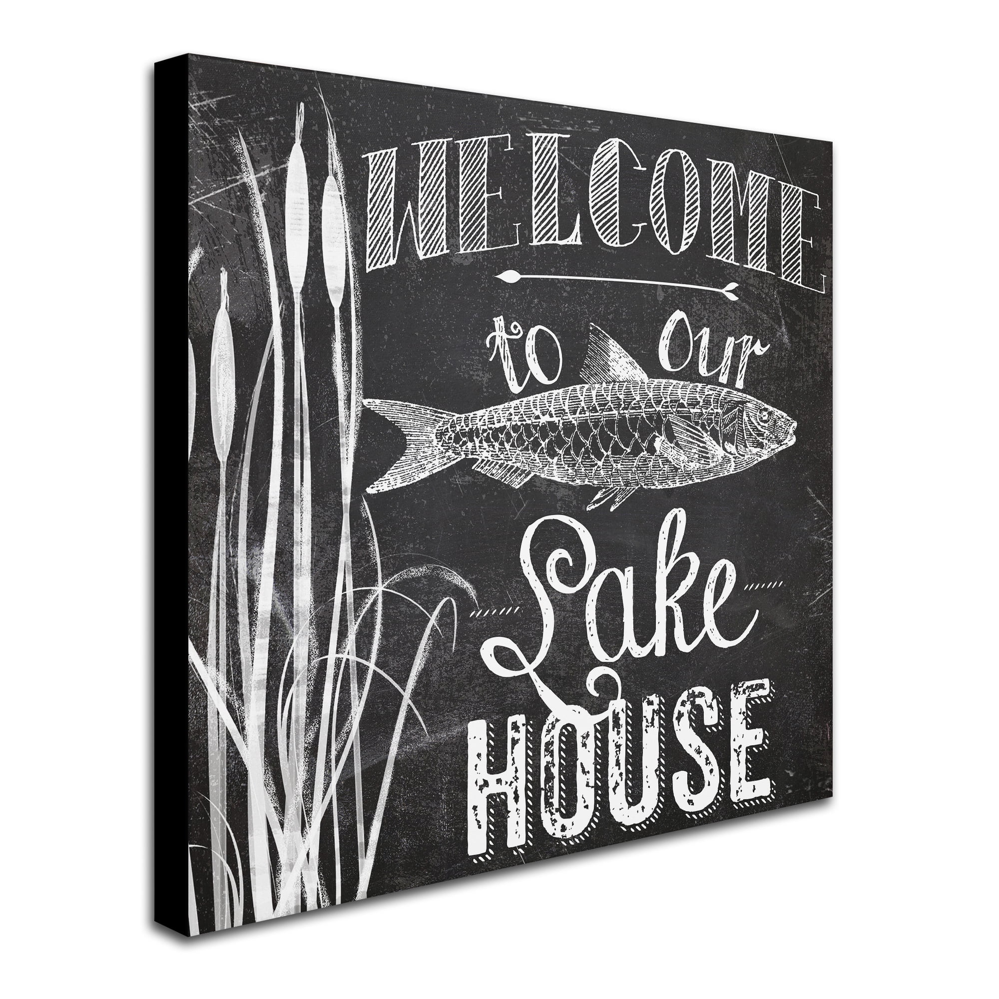 Trademark Fine Art "Lake House I" Canvas Art by Color Bakery