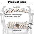 thumbnail image 6 of HELLHERO Puppy Paw Prints th of July Rollator Seat Back Cover Seat & Back Cover Easy to Use Easy Install and Easy Installation for Senior, 6 of 7