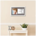 thumbnail image 2 of ArtToFrames Collage Photo Picture Frame with 2 - 8x10 Openings, Framed in White with Pewter and Black Mats (CDM-3966-42), 2 of 8