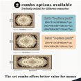 thumbnail image 3 of Farmhouse Kitchen Rugs Set 3 Piece, Boho Kitchen Mats for Floor, Non-Slip Kitchen Rug Waterproof Mats for Kitchen, Runner Rugs for Hallway Laundry Holiday Sink Decor, 3 of 12